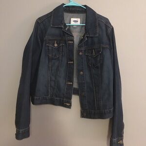 Old Navy dark denim jacket